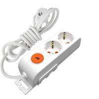 RI-TECH İKİLİ TOP.LI GRUP PRİZ(Ç.K.)(3 MT) 1